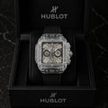 Hublot square Bang unico sapphire