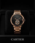 Cartier Tourbillon Metal Rosegold Watch
