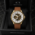Armani Exchange automatic skeleton
